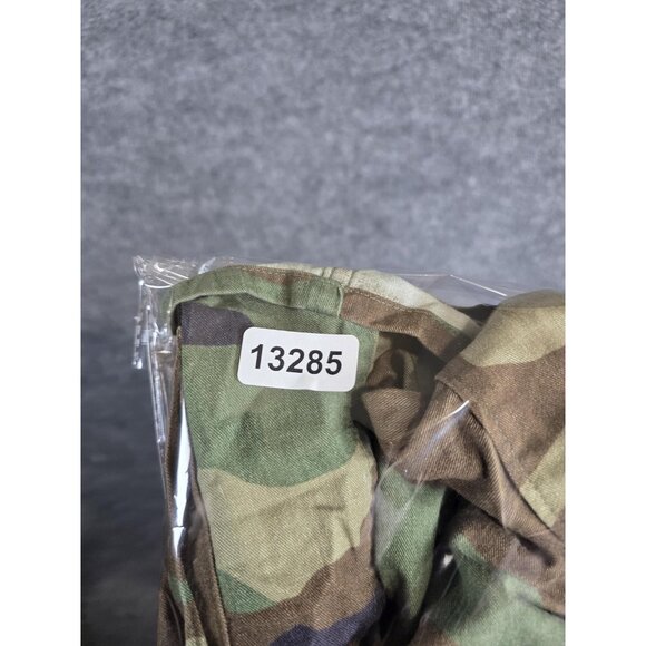 VINTAGE US Army USGI BDU Jacket Mens Large Regular Woodland Camo Combat Coat 90s - Picture 8 of 8